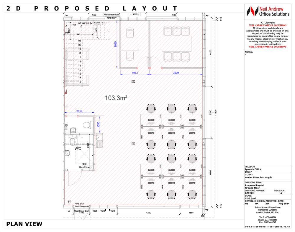 2D design by Neil Andrew Office Solutions