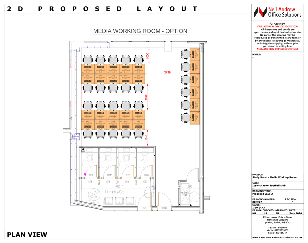 2D design by Neil Andrew Office Solutions