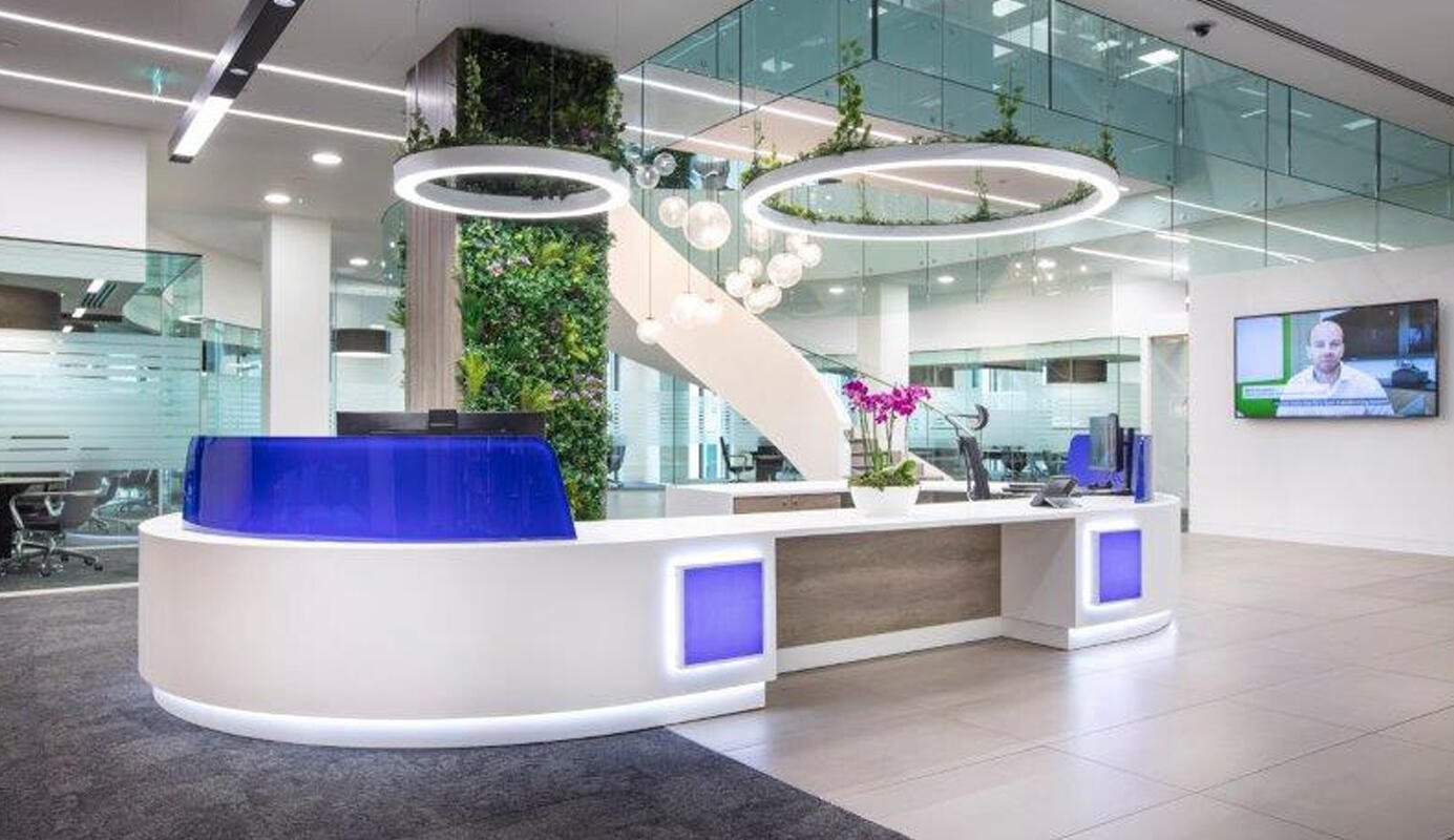 Reception desks from NAOS